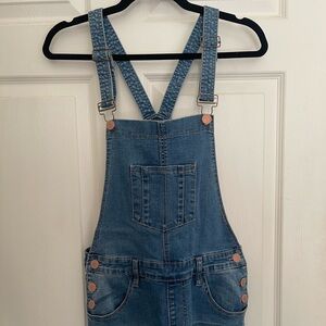 YMI Straight Distressed Overalls size 9